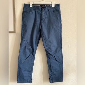 Michael Kors Parker Slim Fit Slate Blue Chinos 33x30